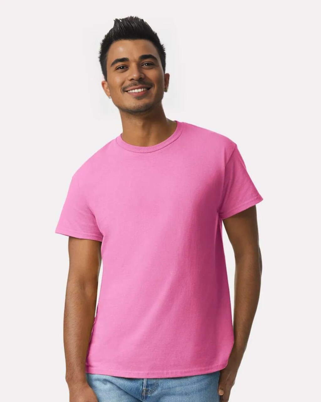 Gildan® Ultra Cotton Short Sleeve Crewneck T-Shirt – Heavyweight Unisex Plain Tee for Everyday Wear